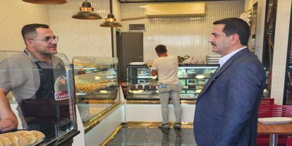 Belediye Başkanı Taşkın'dan yeni çarşı esnafınına ziyaret