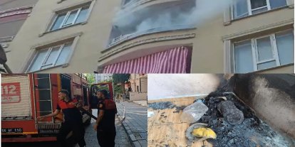 Siirt’te 5. kattaki dairenin balkonunda piknik tüpü patladı