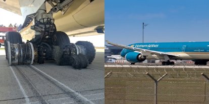 Vietnam Airlines uçağında kalkış sonrası kuyruk ve lastik basıncı alarmı