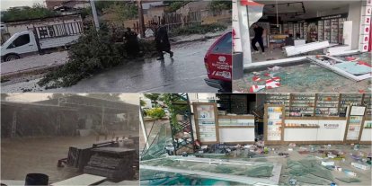 Malatya'da sağanak ve fırtına hasara yol açtı