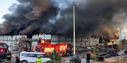 Malatya'da faciadan dönüldü, 200 işçinin kaldığı konteynerde yangın çıktı