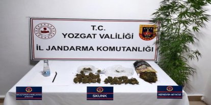 Yozgat'ta araçta uyuşturucu madde ele geçirildi
