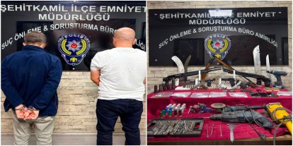 Gaziantep'te silah ve uyuşturucu operasyonu