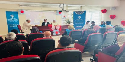 "İki İnsan Bir Hayat" projesi kapsamında Malatya'da iki genç çiftin nikâhı kıyıldı