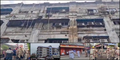 Hindistan'da otel olarak kullanılan binada yangın: 9 ölü, 6 yaralı