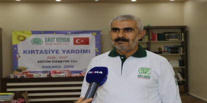 Ankara Umut Kervanından onlarca öğrenciye kırtasiye desteği