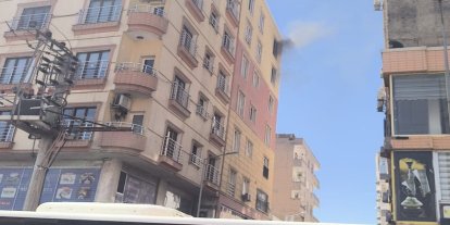 Mardin’de binanın 7’inci katında yangın paniği