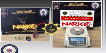 Edirne’de uyuşturucu operasyonunda bir şüpheli tutuklandı