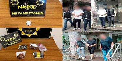 Rize’de uyuşturucu operasyonunda 4 şüpheli tutuklandı