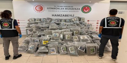 Edirne'de yaklaşık 288 kilo esrar ele geçirildi