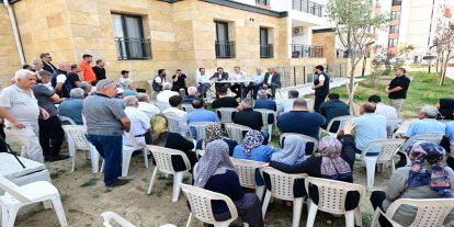 Deprem sonrası yenilenen Zafer Mahallesi'nde talepler dinlendi