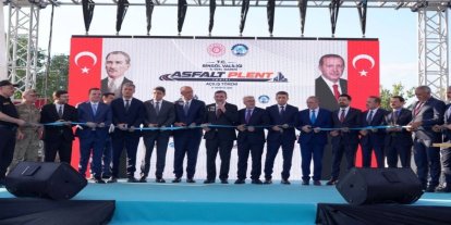 Cevdet Yılmaz, Bingöl'de Asfalt Plent Tesisi'nin açılışını yaptı