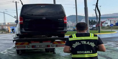 Kocaeli'de korsan taşımacılık yapan sürücüye 100 bin lira ceza
