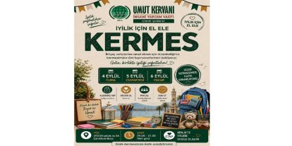 Umut Kervanı, İzmir'de ihtiyaç sahipleri yararına 3 günlük kermes düzenleyecek