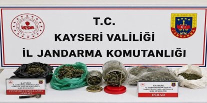 Kayseri'de uyuşturucu operasyonu: 1 gözaltı
