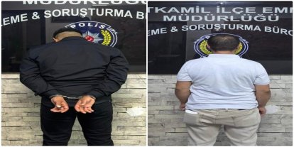 Gaziantep'te hapis cezası bulunan 2 şüpheli yakalandı