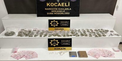 Kocaeli’de uyuşturucu operasyonu 9 şüpheli yakalandı