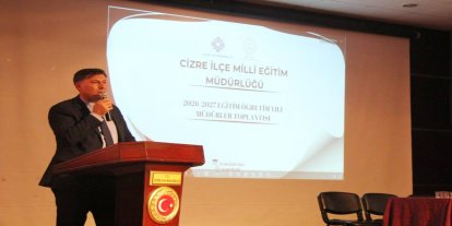 Cizre’de yeni eğitim yılı toplantısı yapıldı