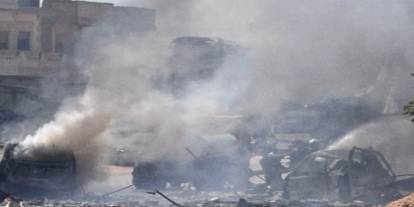 Suriye'de mühimmat yüklü araç infilak etti: 5 kişi öldü 10 kişi yaralandı
