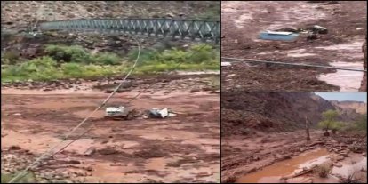 Büyük Kanyon’da ani sel bilançosu: 2 ölü, 1 kayıp, 80 kişi kurtarıldı