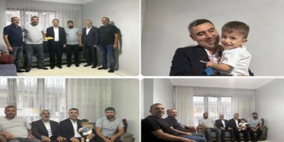 HÜDA PAR İl Başkanı Butaku’dan SMA hastası Efraim bebeğe ziyaret