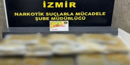 İzmir'de 30 kilogram uyuşturucu ele geçirildi