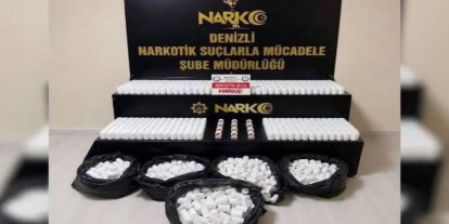 Denizli'de 104 bin 870 sentetik ecza ele geçirildi: 4 tutuklama