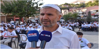 Peygamber Sevdalıları Bitlis Temsilciliğinden halka teşekkür