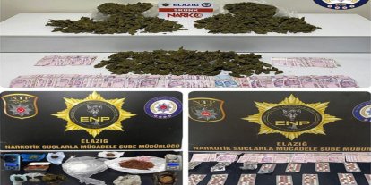 Elazığ’da uyuşturucu operasyonu: 7 şüpheli tutuklandı