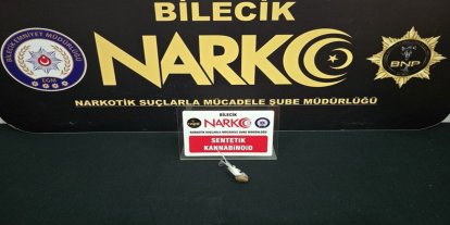 Bilecik’te uyuşturucu operasyonu: Bir şüpheli yakalandı