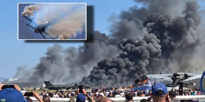Yunanistan'da savaş uçağı düştü: 2 pilot öldü