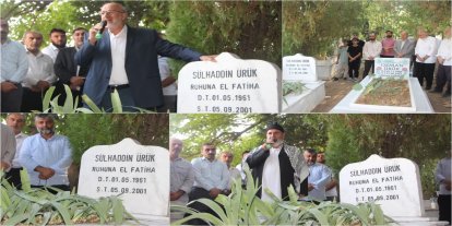 Selahaddin Ürük şehadetinin 25’inci yılında kabri başında anıldı
