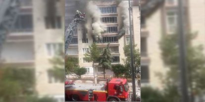Diyarbakır'da yangında mahsur kalan çocuklar kurtarıldı