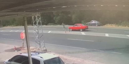 Malatya'da ölümle sonuçlanan kaza an be an kameraya yansıdı
