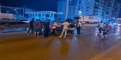 Mardin’de otomobil ile motosiklet çarpıştı: 1 yaralı