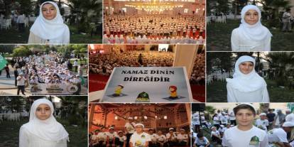 Namaz programına katılan çocuklar: Namaz kılmak çok güzel bir duygu, insanı ferahlatır