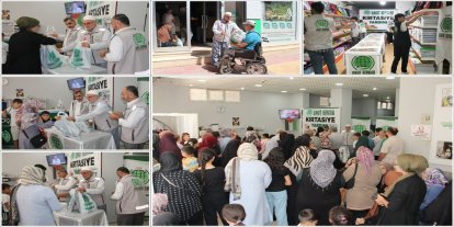 Umut Kervanı Batman'da 450 ihtiyaç sahibi aileye kırtasiye desteği sağladı