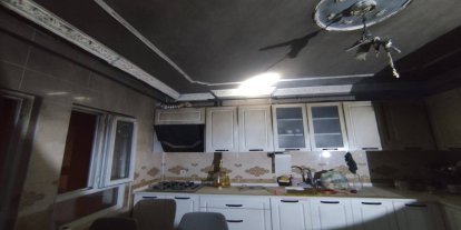Batman'da mutfak yangını paniğe neden oldu