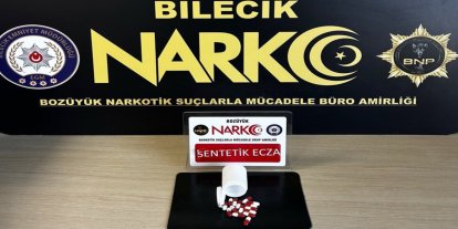 Bilecik’te otobüste sentetik ecza ele geçirildi