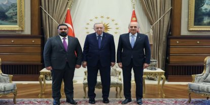 Cumhurbaşkanı Erdoğan, Irak Temsilciler Meclisi Başkanı Halbusi’yi kabul etti