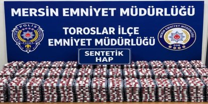 Mersin'de 11 bin 274 uyuşturucu hap ele geçirildi: 1 gözaltı