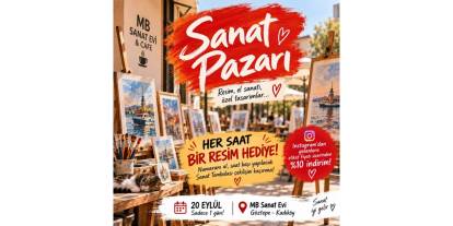Göztepe’de Sanat Pazarı: Resimler Sanatseverlerle Buluşuyor
