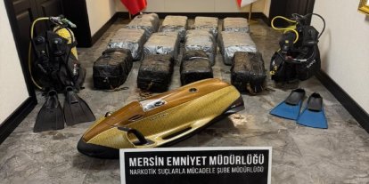 Mersin Limanı'ndaki gemide 350 kilogram kokain ele geçirildi