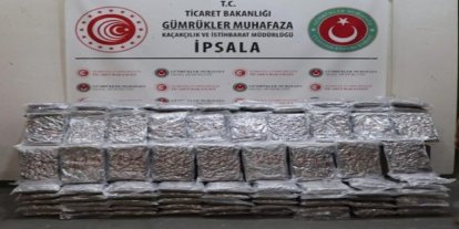 Edirne'deki gümrük kapılarında 174 kilogram uyuşturucu yakalandı