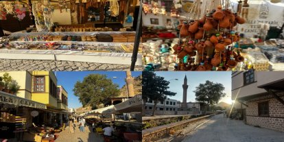 Konya’nın tarihi mahallesi Sille, ziyaretçilerini geçmişe götürüyor