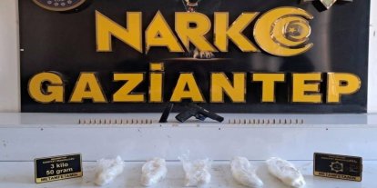 Gaziantep'te 3 kilogram metamfetamin ele geçirildi
