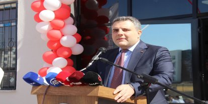 Diyarbakır'da hizmete açılan okulda "İlköğretim Haftası" kutlandı