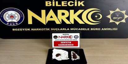 Bilecik’te uyuşturucu operasyonu: Bir şüpheli yakalandı
