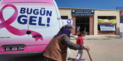 Şanlıurfa'da 70 bin kişiye kanser taraması yapıldı