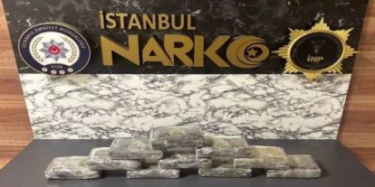 İstanbul'da 11 kilogram uyuşturucu ele geçirildi: 2 gözaltı
